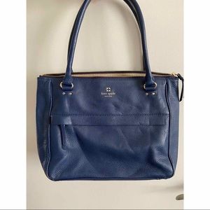 COPY - Kate Spade handbag - blue and gold